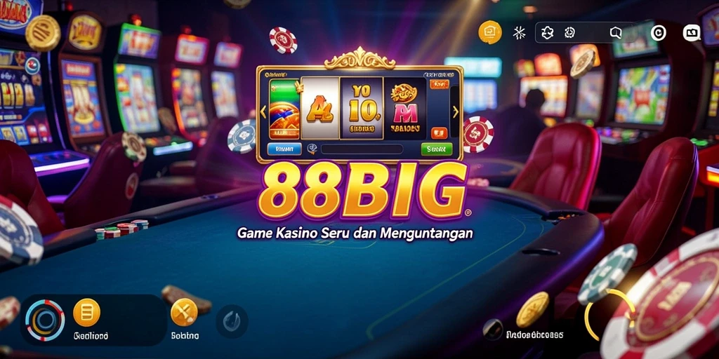 Tampilan gameplay memukau dari 88BIG di kasino virtual.