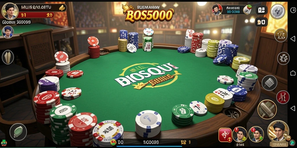 Gameplay seru QiuQiu di BOS5000 dengan teman-teman.