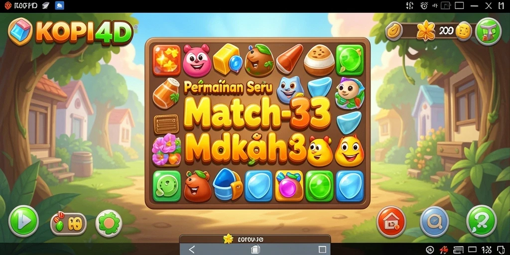 Tampilan gameplay KOPI4D yang seru dan interaktif.