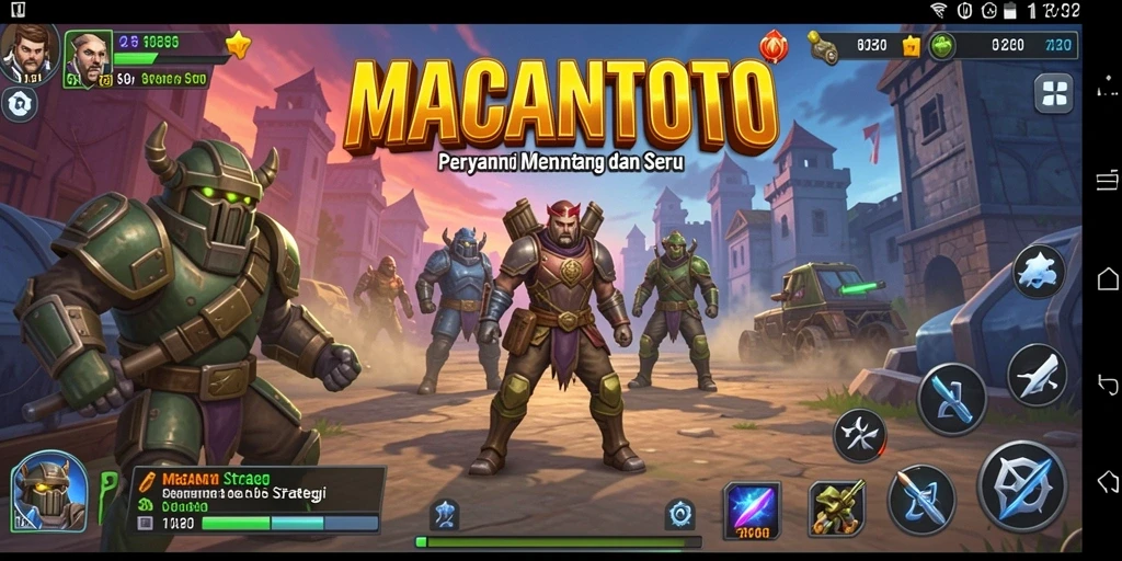 Tampilan gameplay SLG yang menakjubkan dalam MACANTOTO.