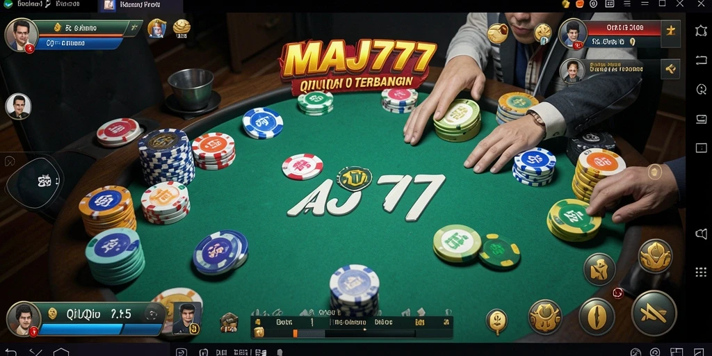 Screenshot gameplay MAJ777 menampilkan keseruan permainan QiuQiu.