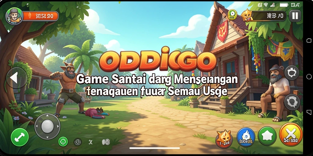 Tampilan gameplay ODDIGO yang menarik dan mengasyikkan.